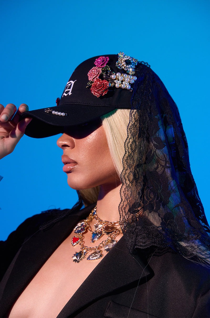 CITY GIRL LUXE BROOCH HAT