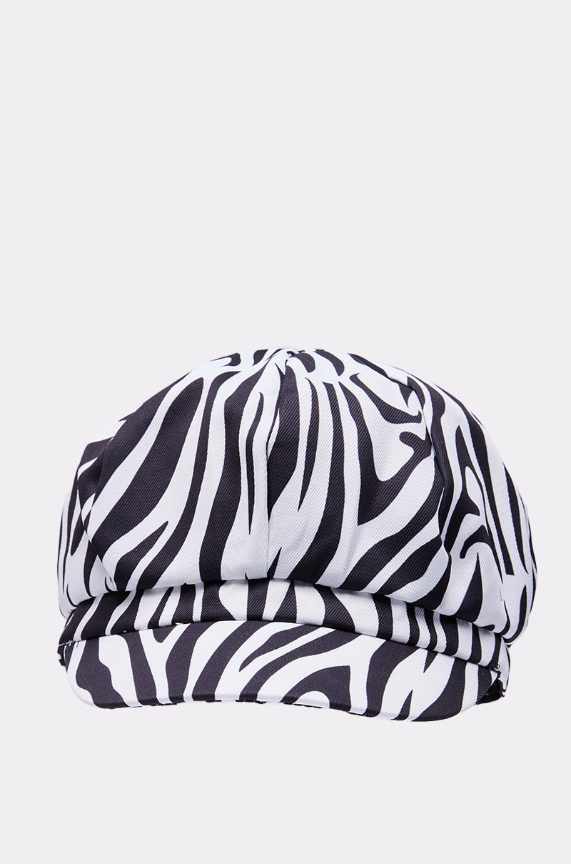 ZEBRA LUXE BRIM HAT