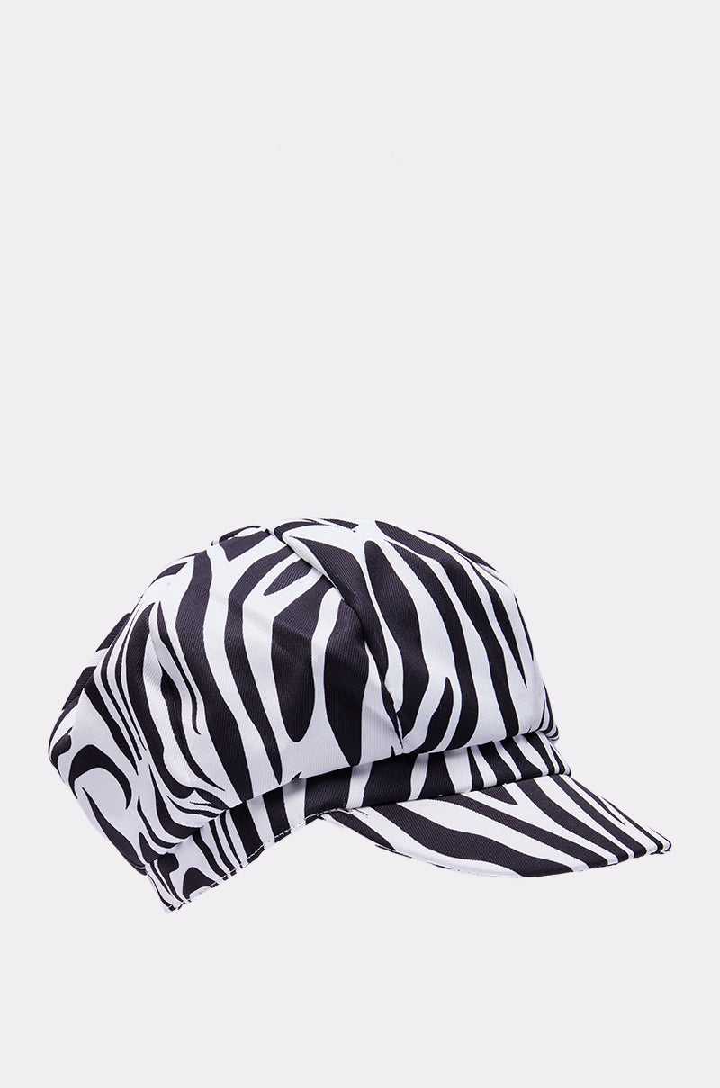 ZEBRA LUXE BRIM HAT