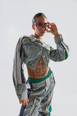 ALL AROUND THE WORLD DENIM JACKET