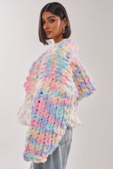 ALIA CHUNKY CHENILLE KNIT CARDIGAN