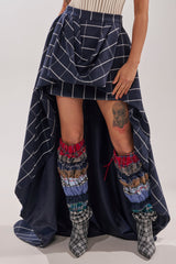 MAKE A STATEMENT HIGH LOW SKIRT