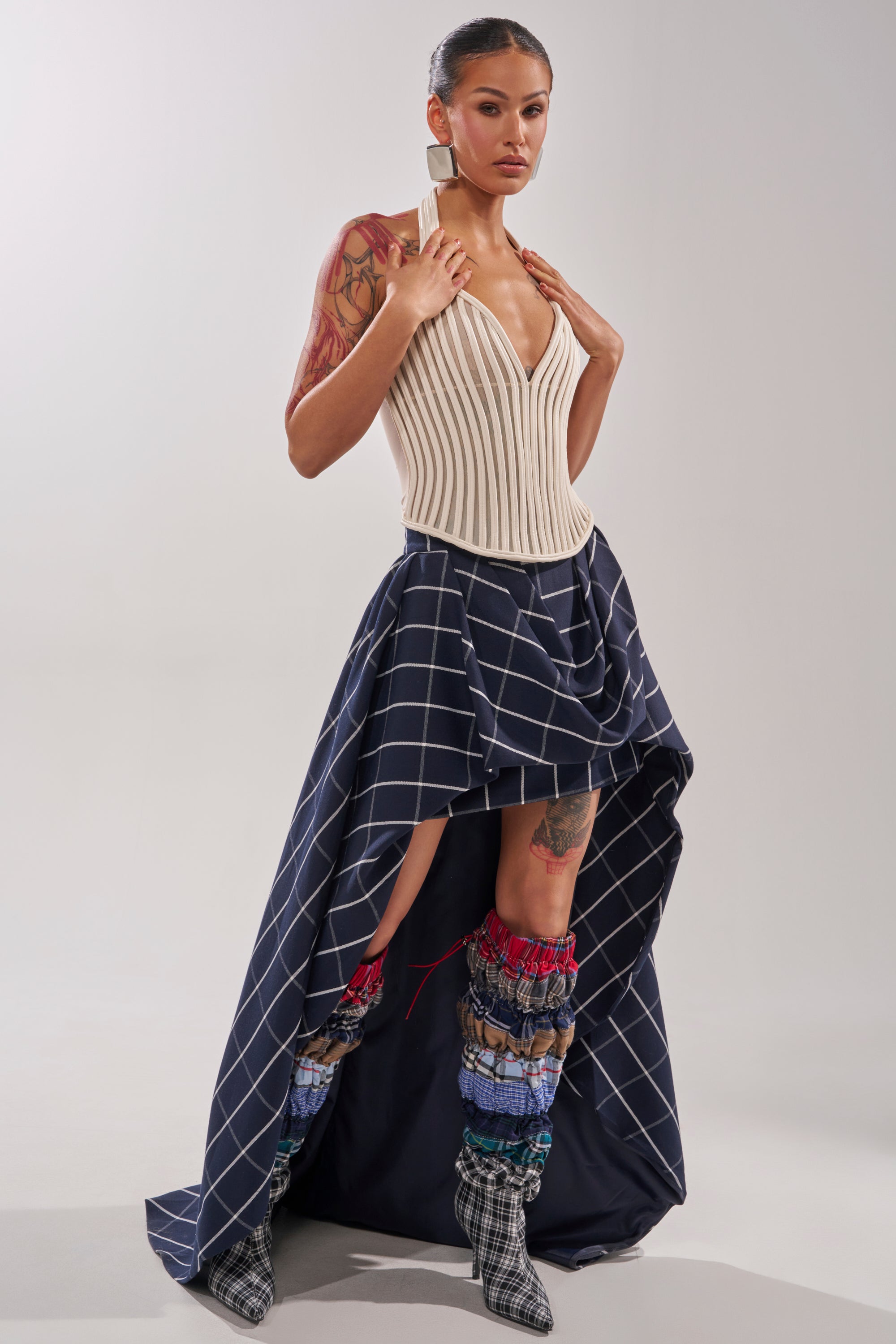 MAKE A STATEMENT HIGH LOW SKIRT
