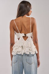 LOTS OF LOVE TO GIVE TO YOU LACE BLOUSE