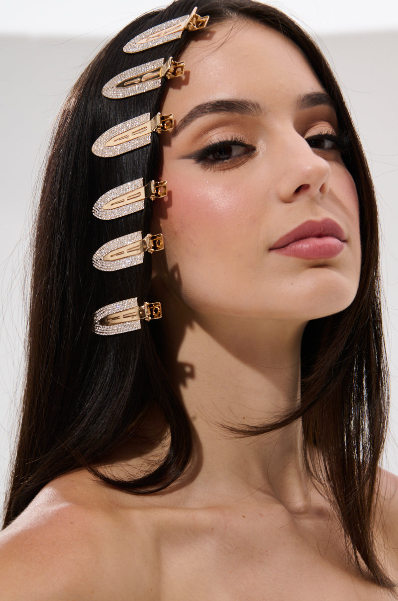 TOO PRETTY FOR THIS BLING HAIR CLIPS