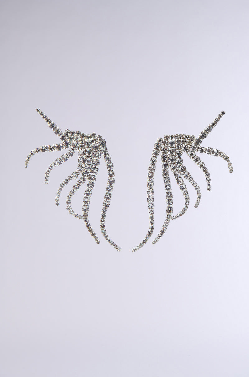 IN MY ZONE SILVER EARRING