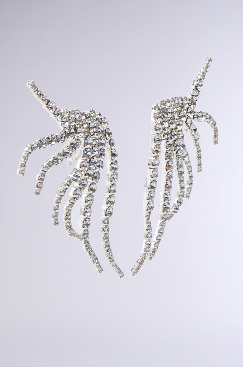 IN MY ZONE SILVER EARRING