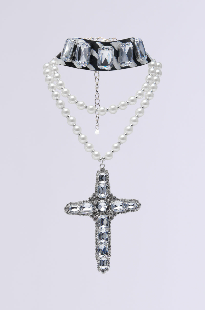 WALK ON THE WILD SIDE STATEMENT NECKLACE