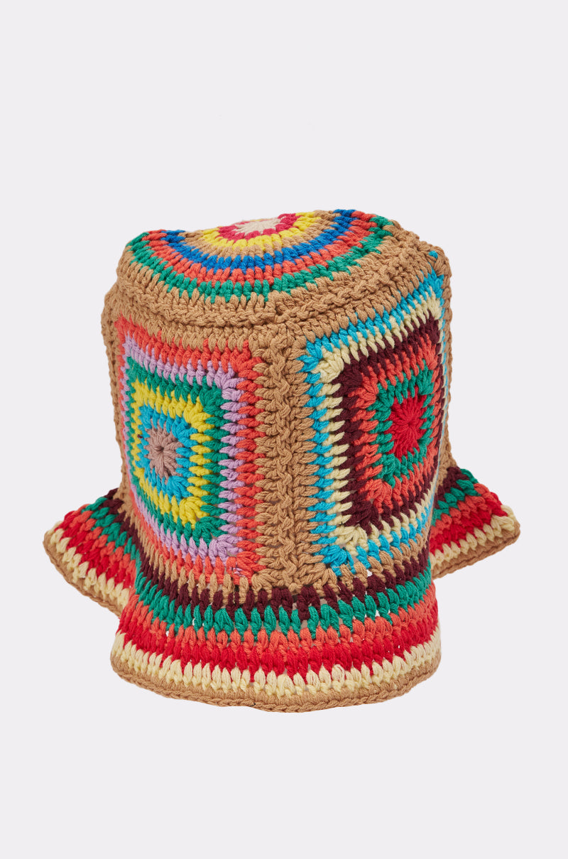 NEUTRAL VIBES CROCHET BUCKET HAT