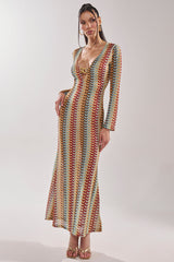 THREAD THEORY CROCHET MAXI DRESS