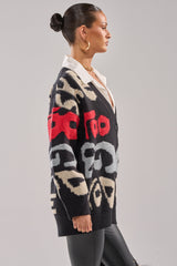 GUESS WHO CARDIGAN