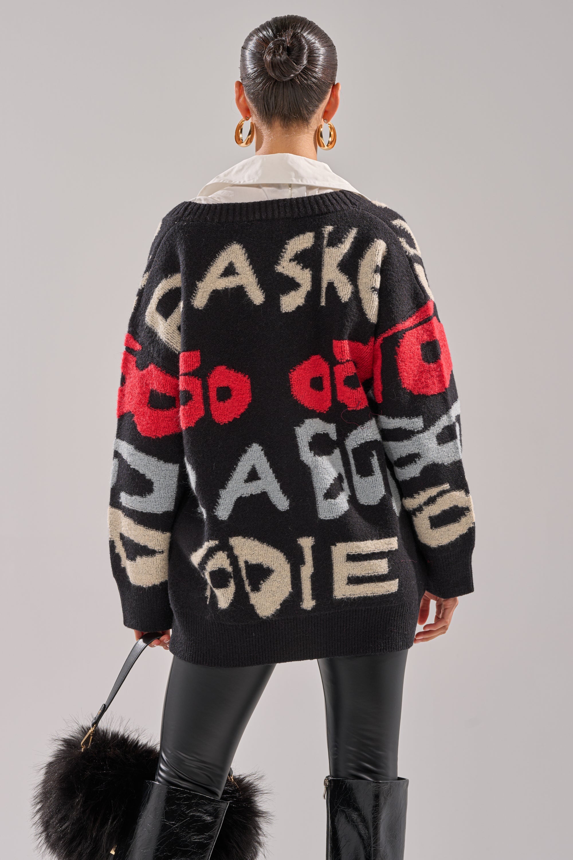 GUESS WHO CARDIGAN