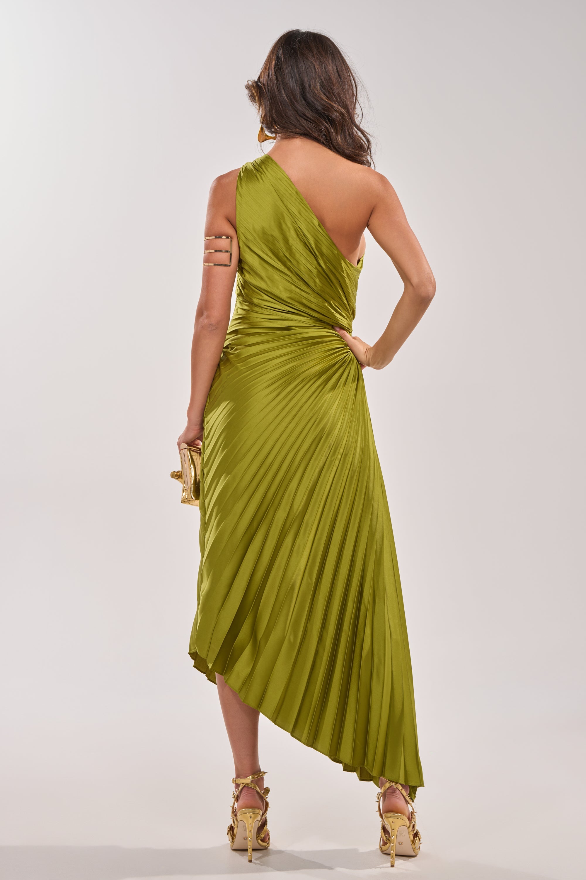 MIDNIGHT MAVEN SLEEVELESS MAXI DRESS IN GREEN
