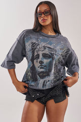 FIRST ROW DIVINE RIGHT FRENCH TERRY TEE