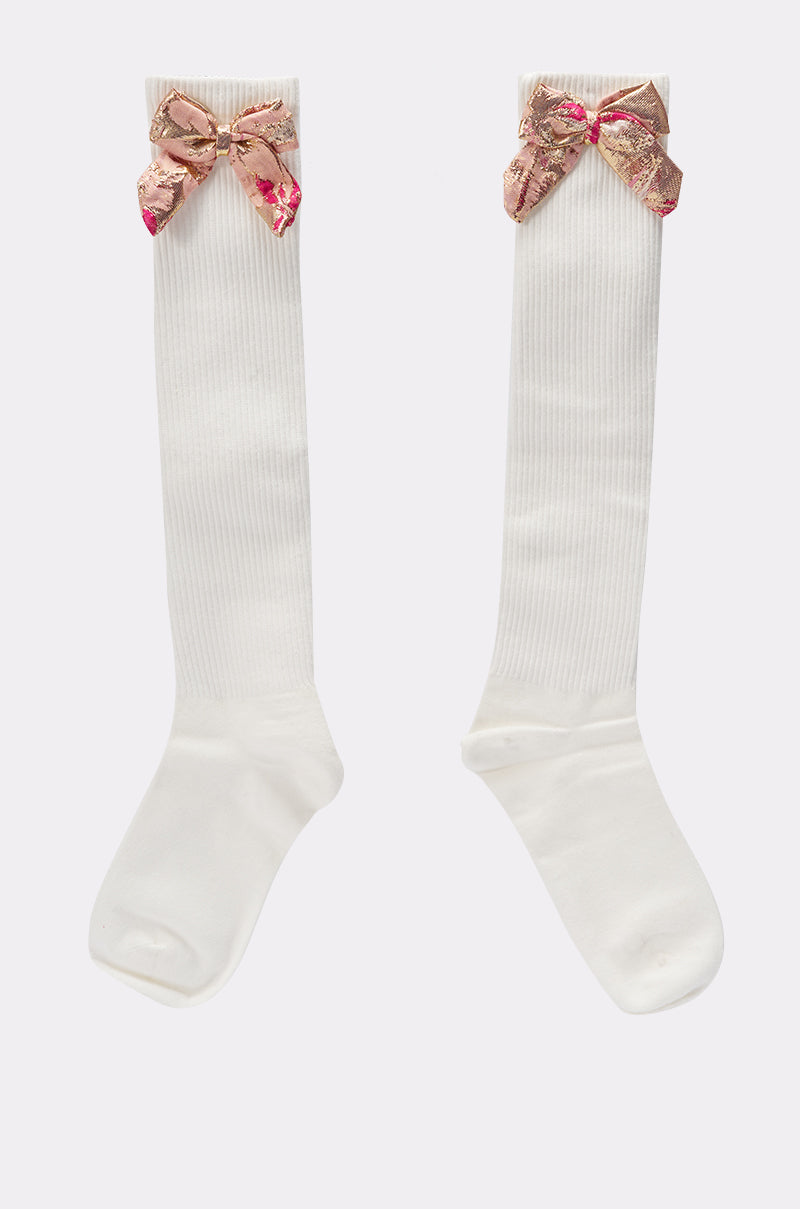 DOLLED UP BOW SOCKS