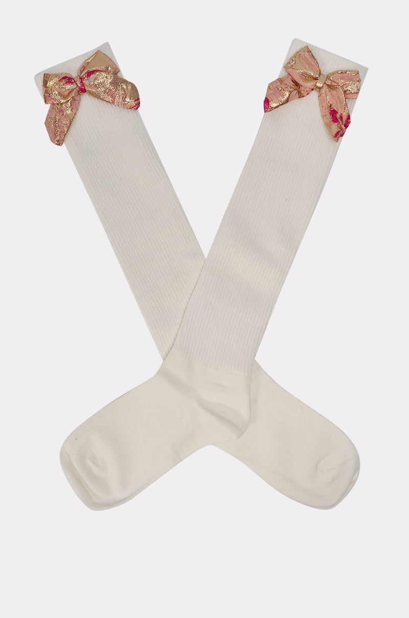 DOLLED UP BOW SOCKS