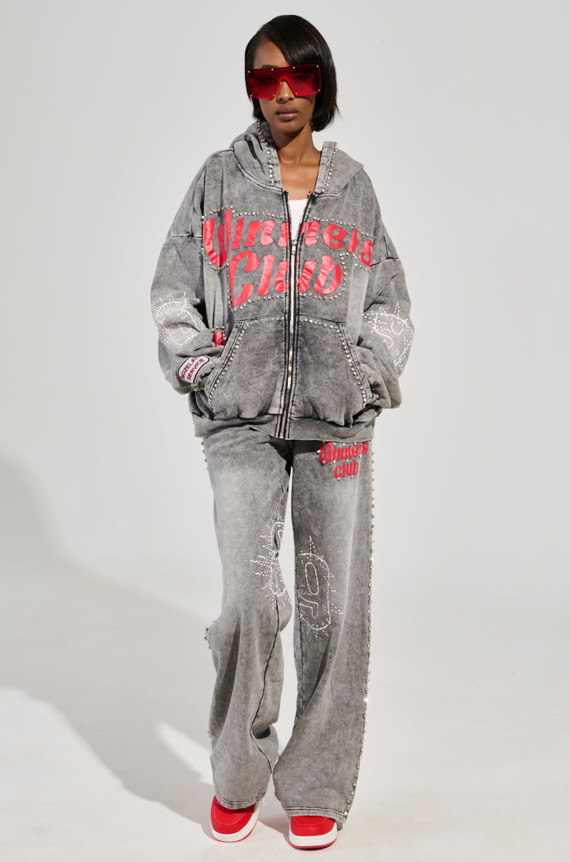 WINNERS CLUB ZIP UP SWEATSHIRT