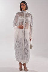 SPARKLE AND SHINE BLOUSE IN WHITE