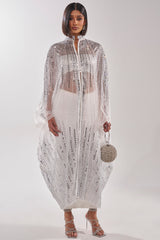 SPARKLE AND SHINE BLOUSE IN WHITE