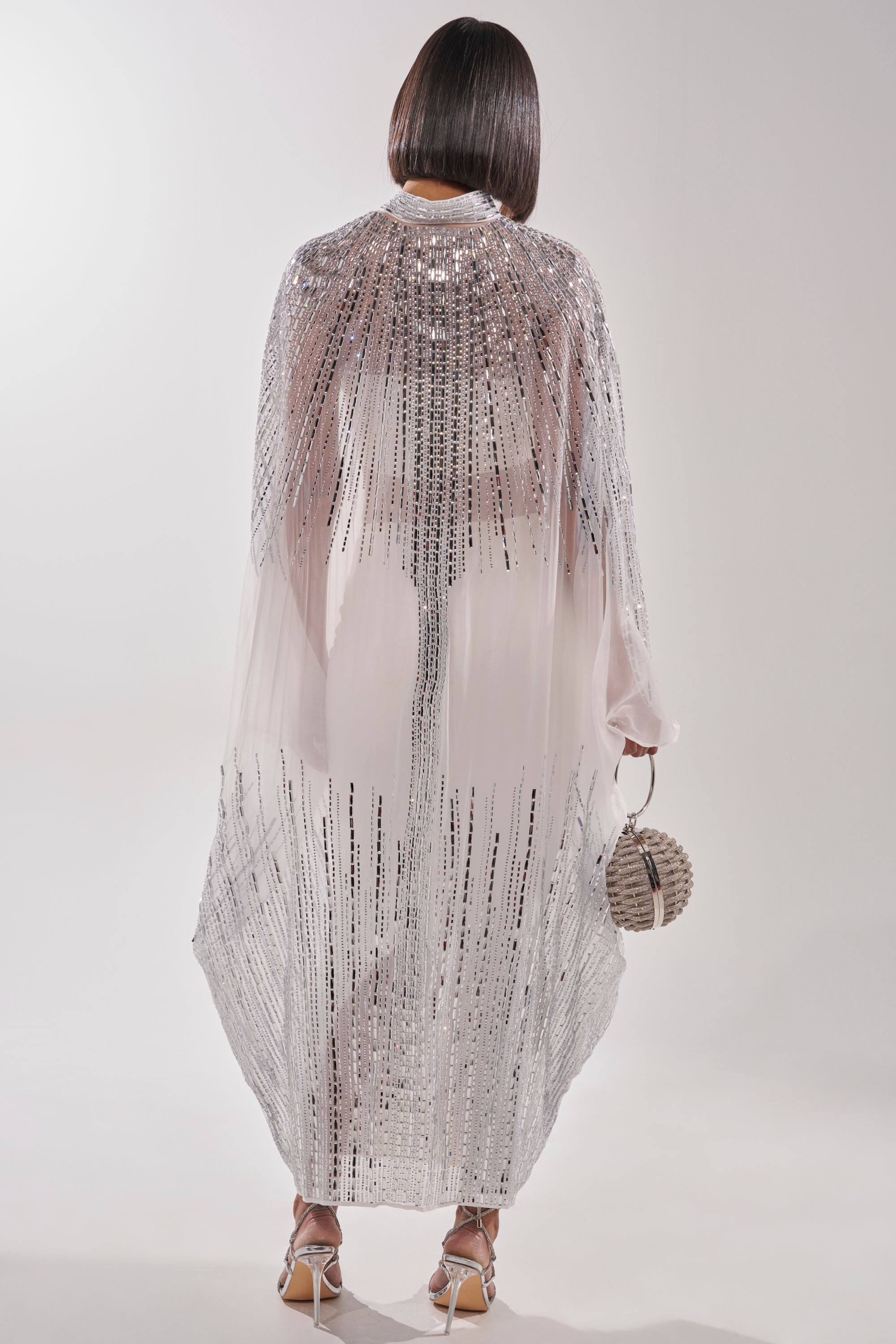 SPARKLE AND SHINE BLOUSE IN WHITE