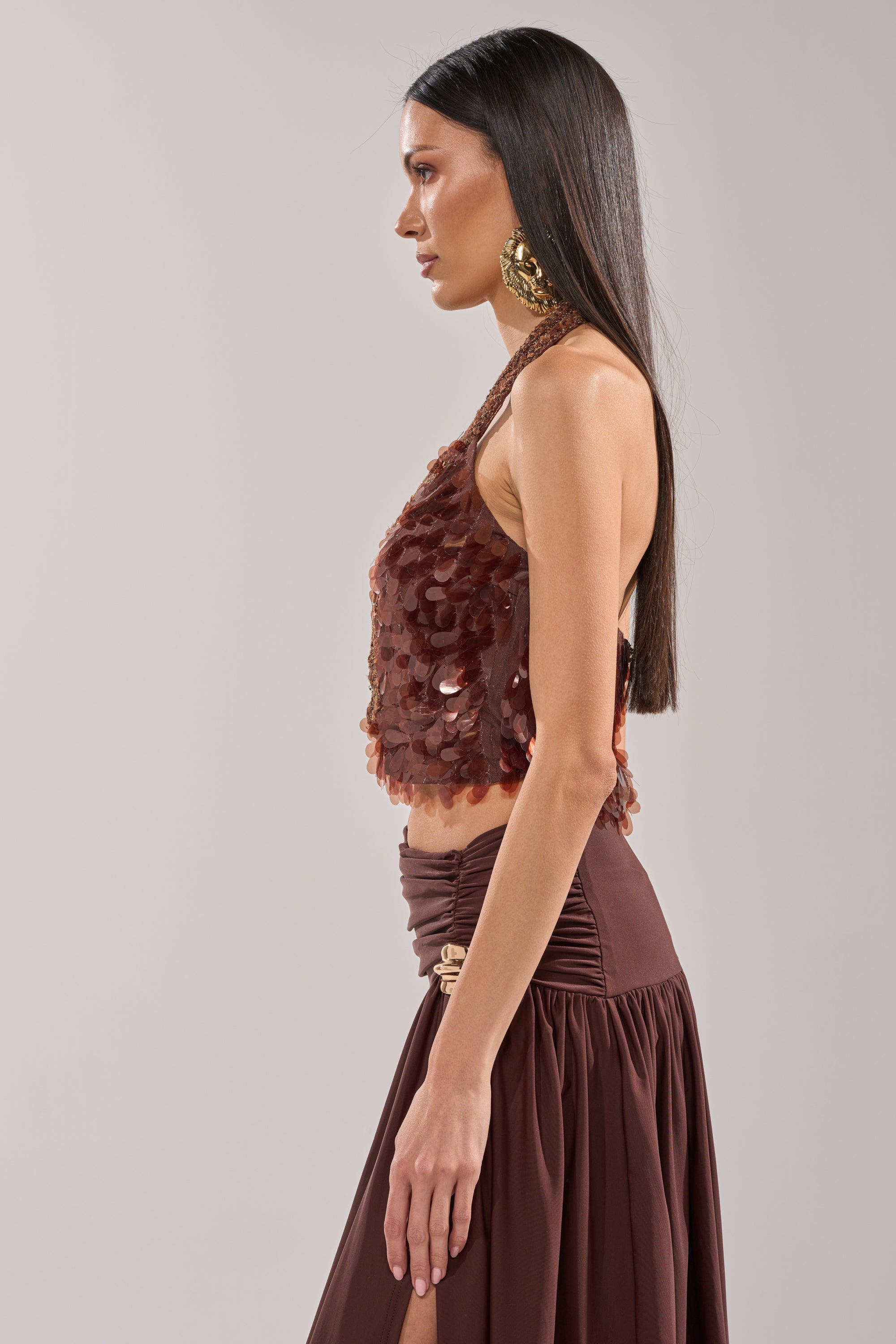 ISLAND GIRL SEQUIN BLOUSE