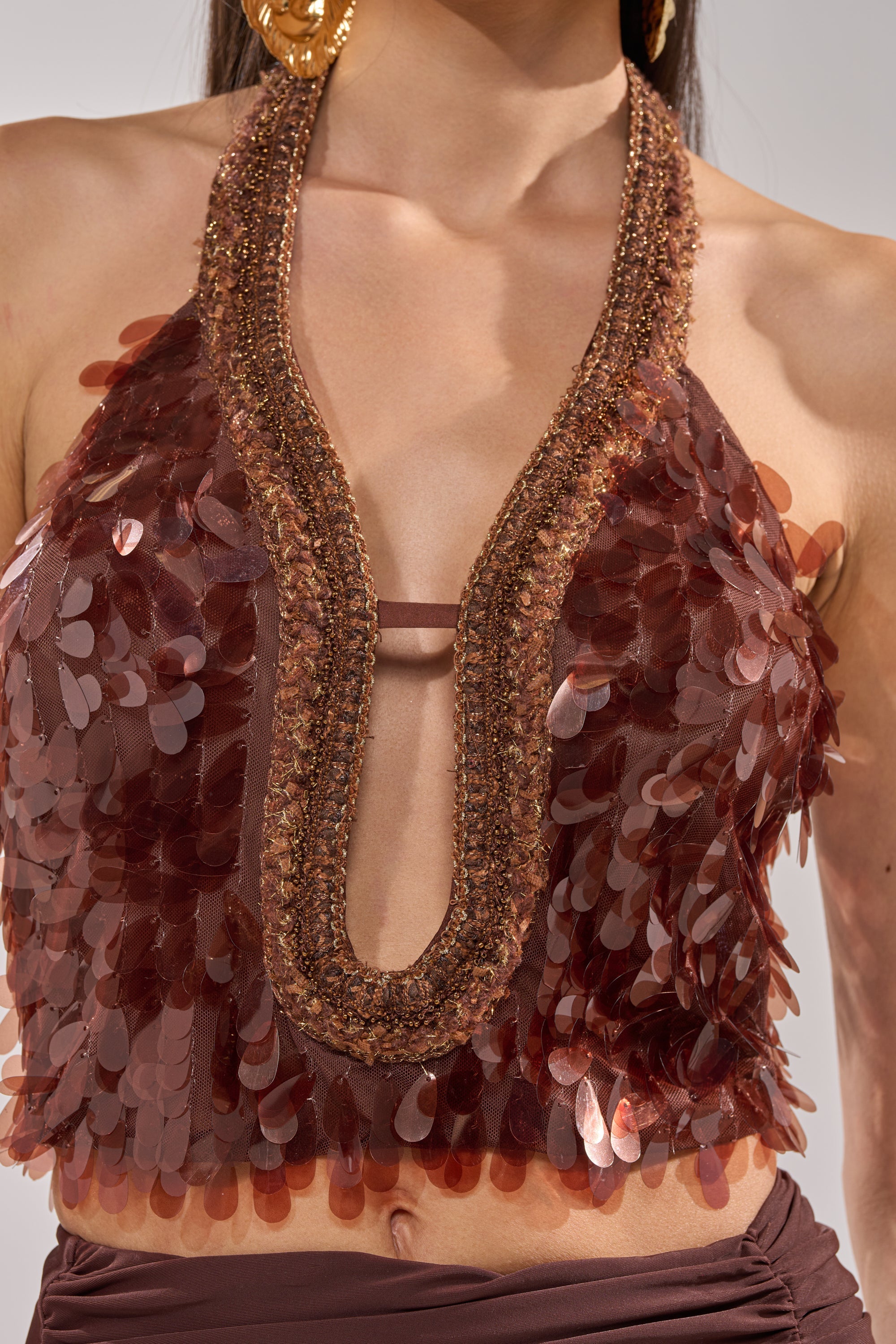 ISLAND GIRL SEQUIN BLOUSE