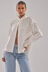 DIAMONDS FOREVER BUTTON DOWN