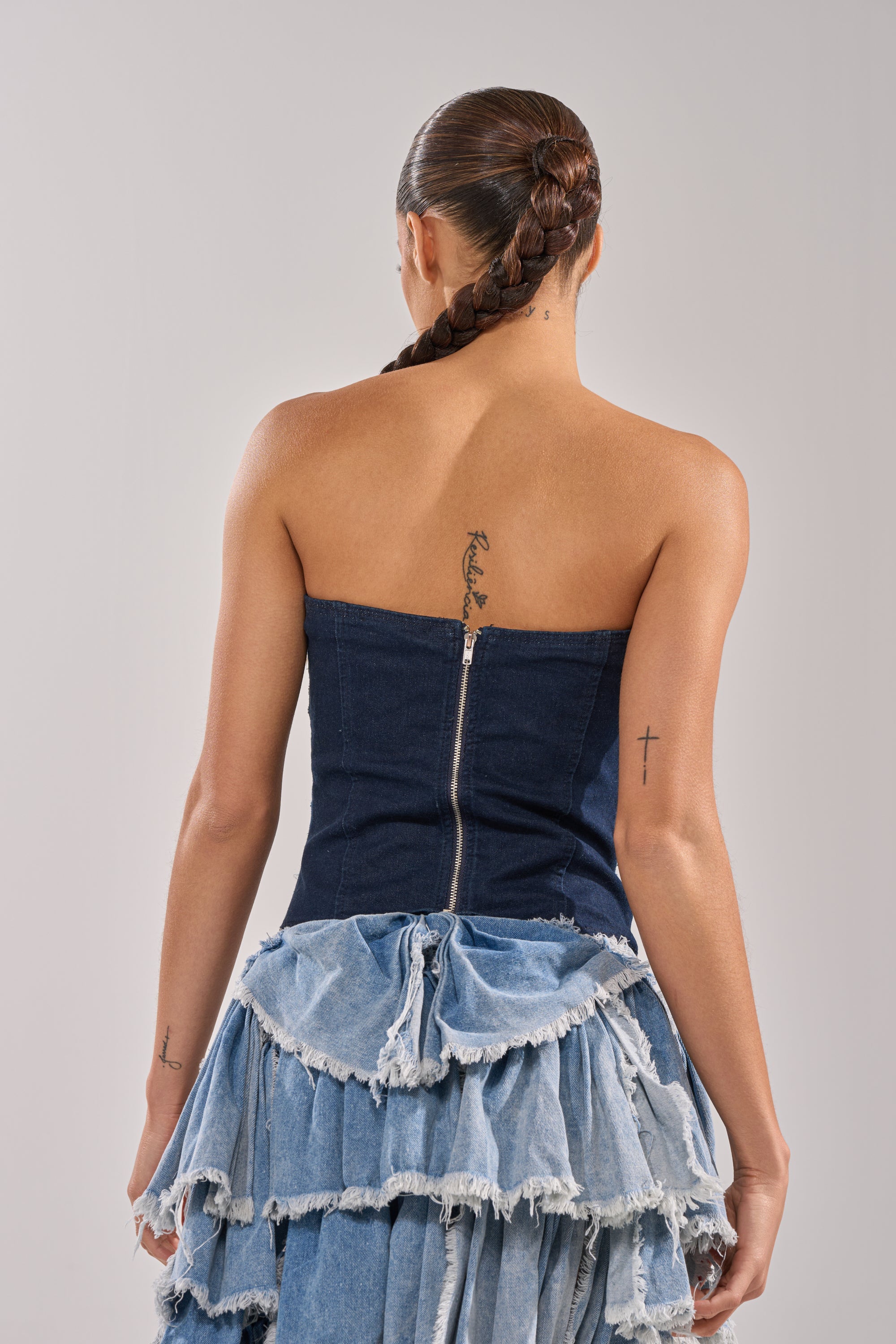 NAME YOUR GAME ZIPPER CORSET
