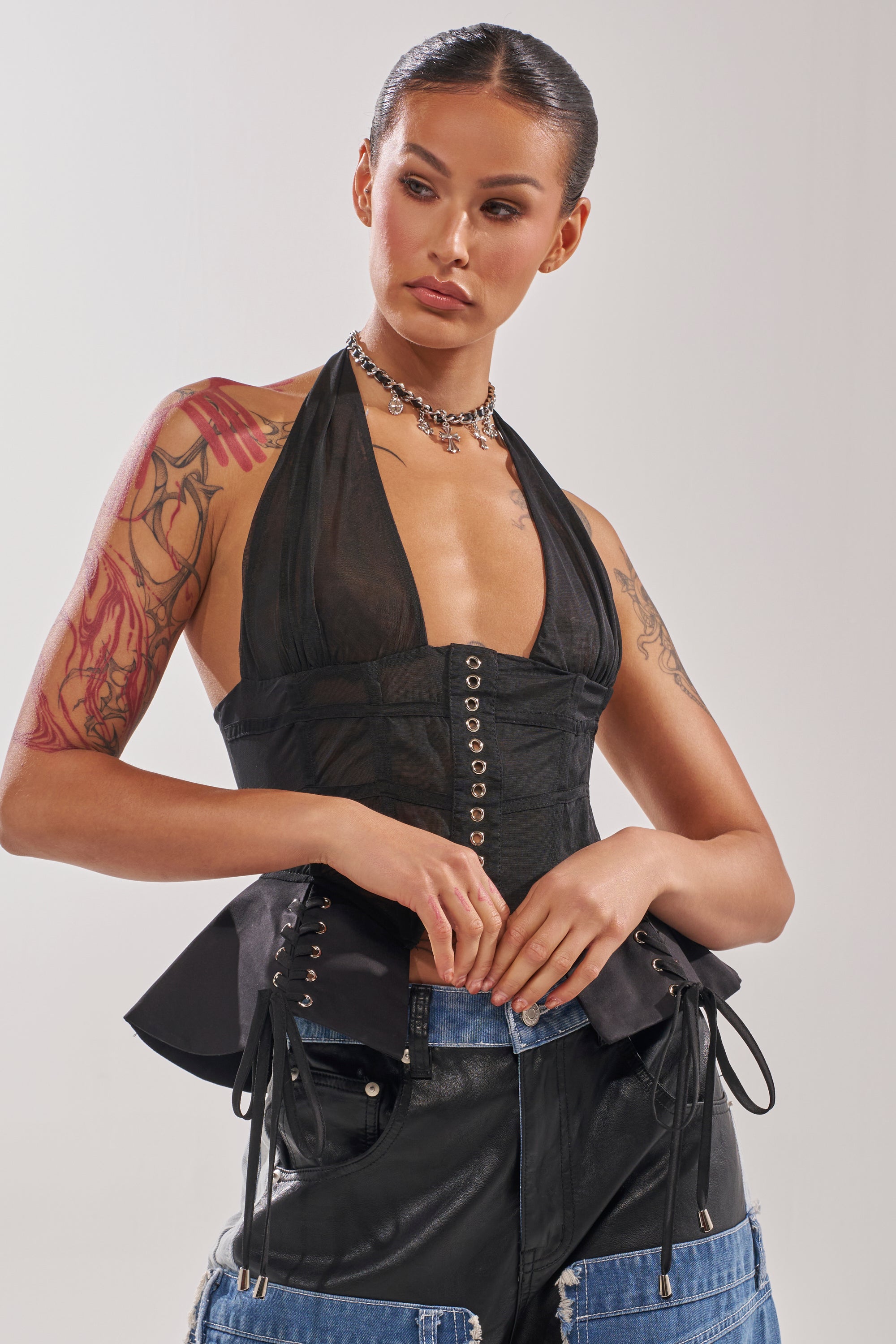 DREAM GIRL SHEER CORSET