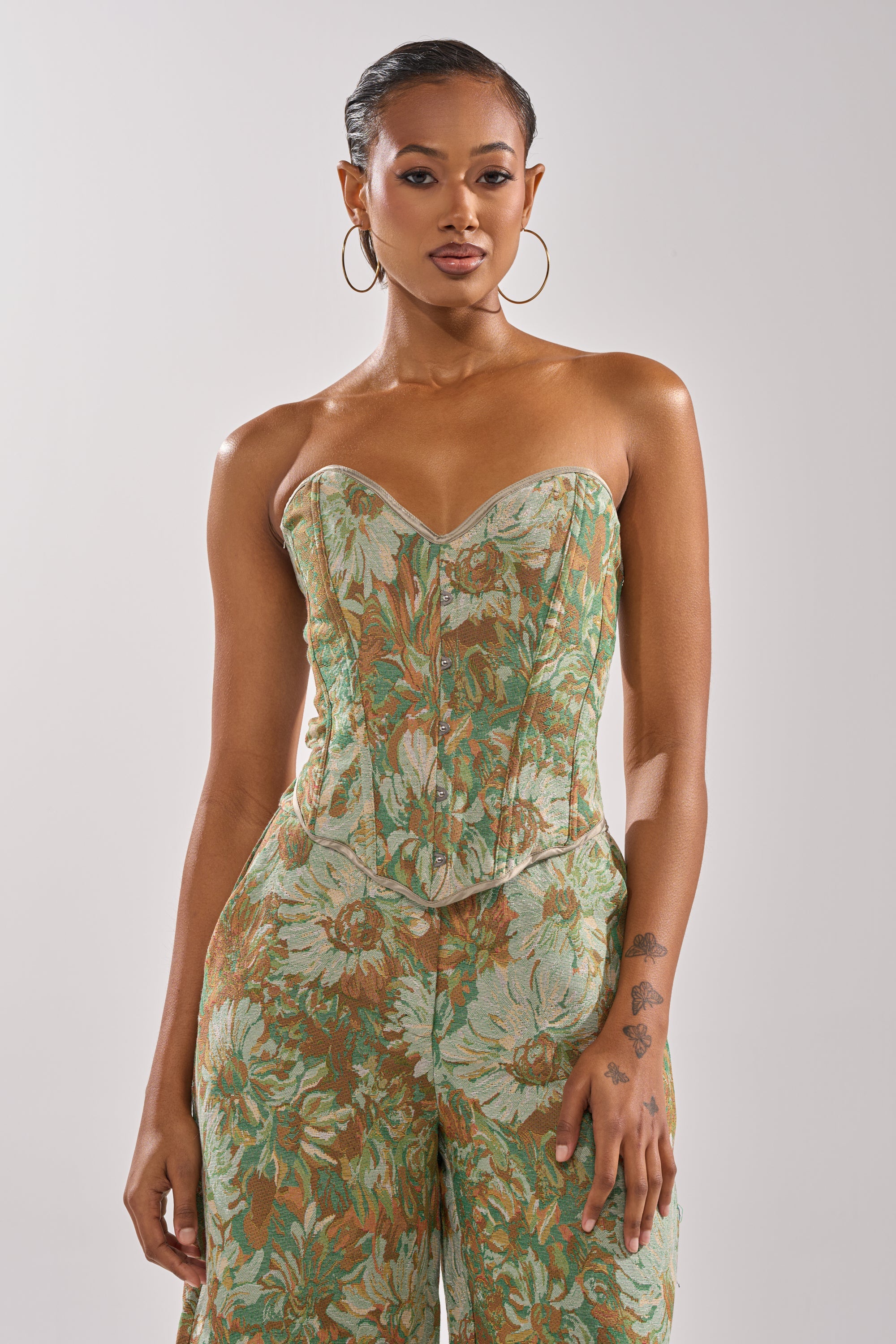 LOVERS FLORAL CORSET