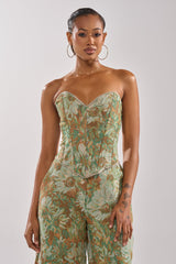 LOVERS FLORAL CORSET