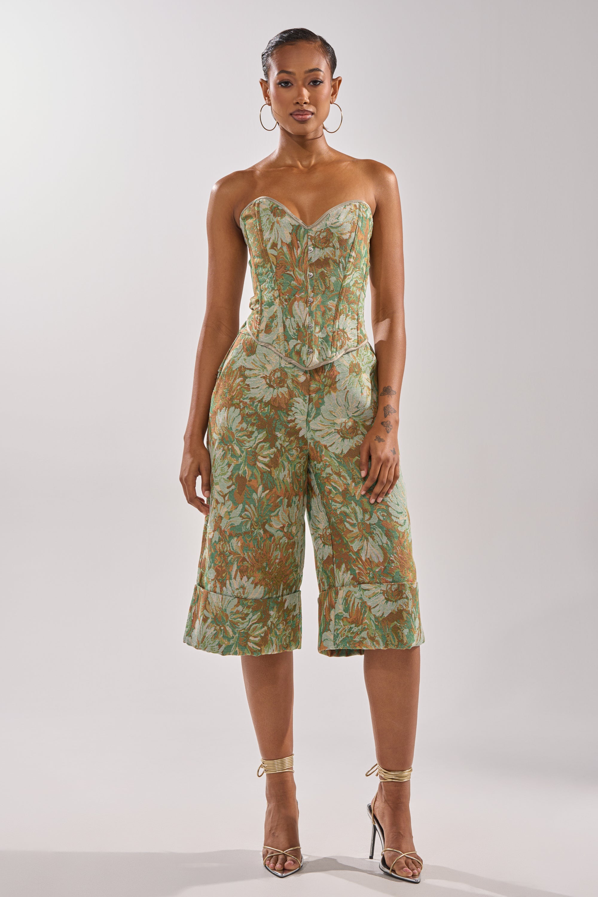 LOVERS FLORAL CORSET