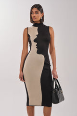 GEMINI MIDI SWEATER DRESS