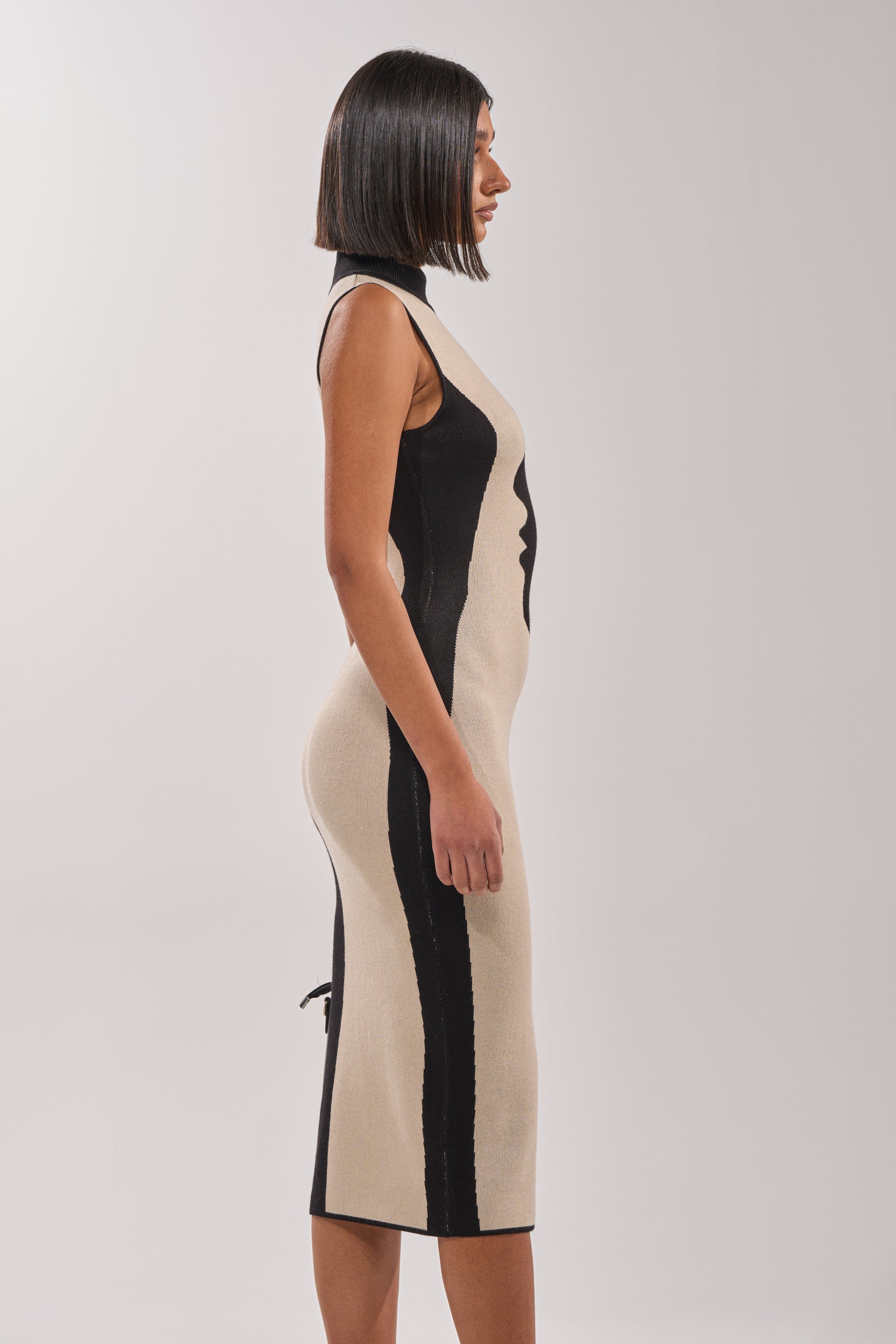 GEMINI MIDI SWEATER DRESS