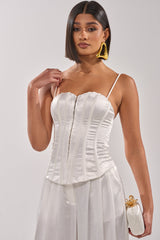 IRIS SATIN CORSET