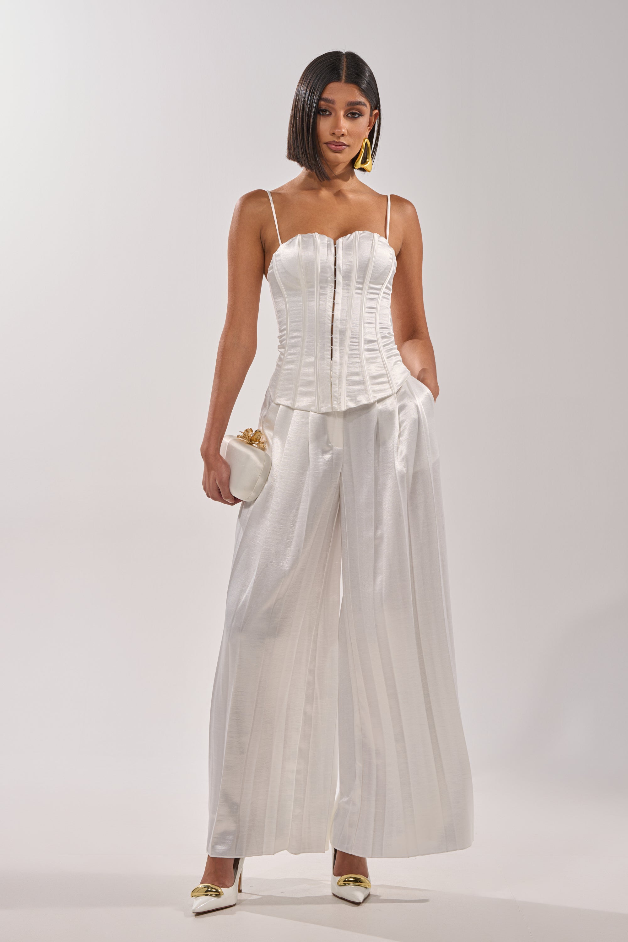 IRIS SATIN CORSET