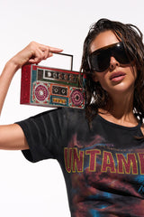 TURN ME UP BLING BOOMBOX PURSE