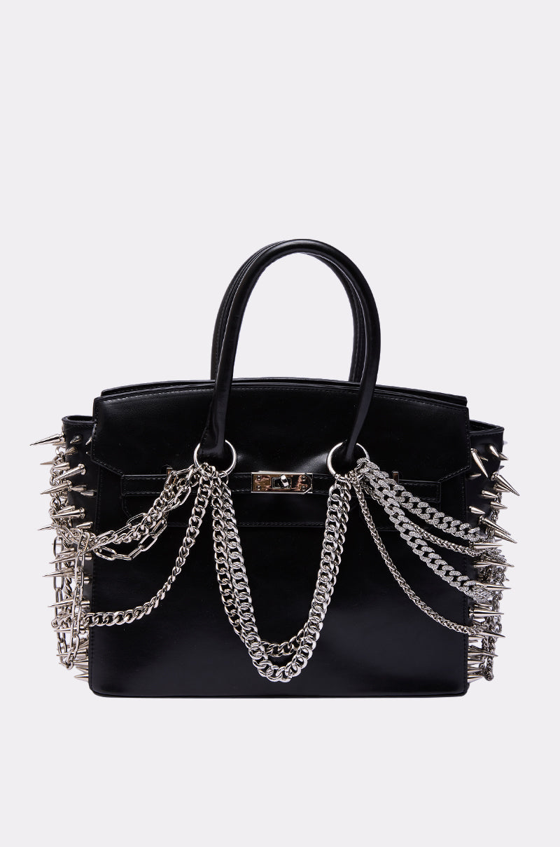 I BITE BACK EMBELLISHED TOTE