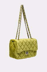 NIKKI VELVET QUILTED PURSE