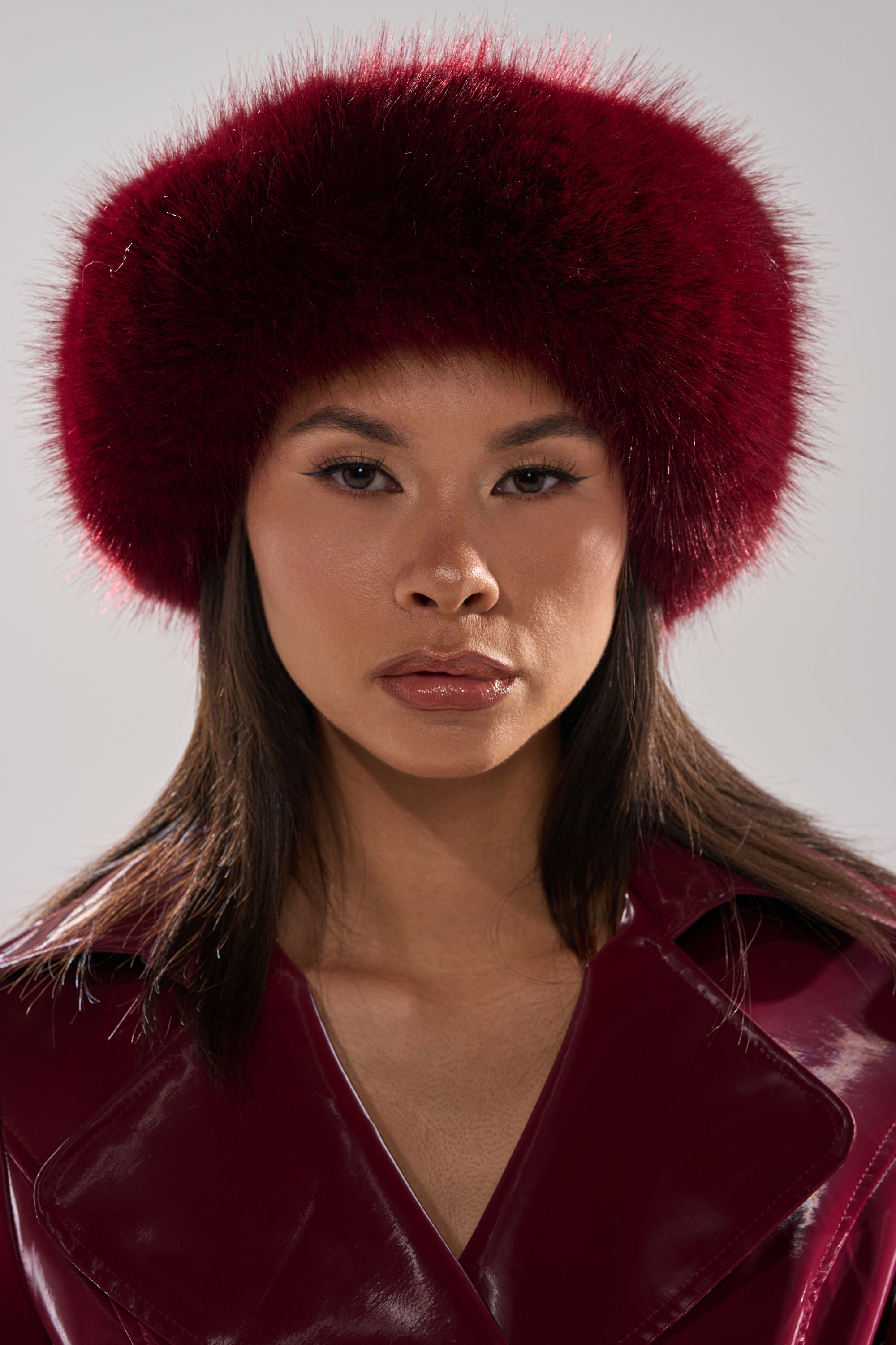ALAIA FAUX FUR HEADBAND