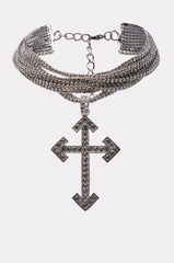 CROSS MY HEART CHOKER