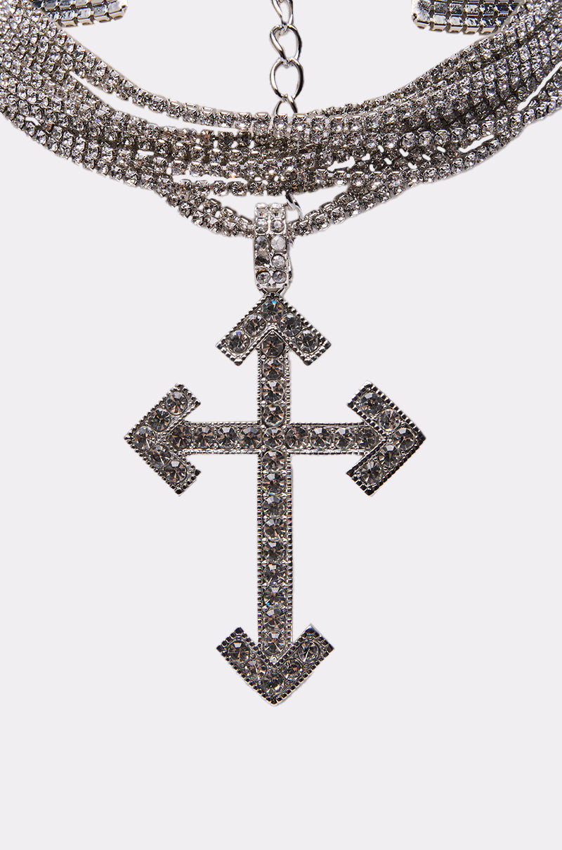 CROSS MY HEART CHOKER