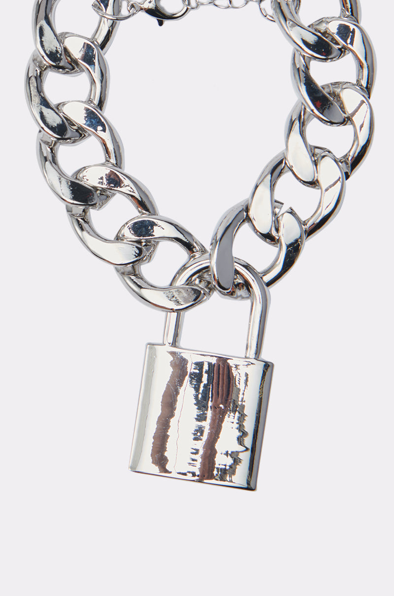 LOVE LOCKDOWN SILVER BRACELET