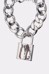 LOVE LOCKDOWN SILVER BRACELET