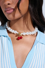 CHERRY ON TOP NECKLACE
