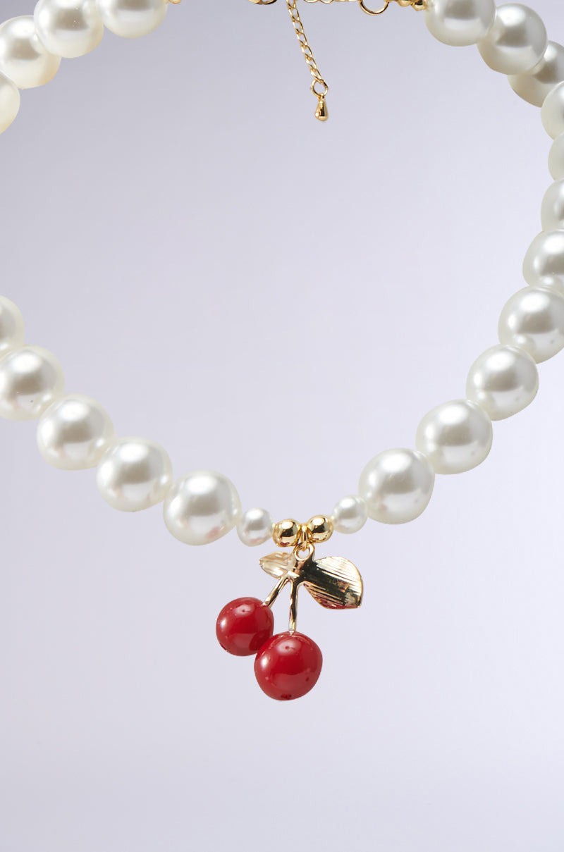 CHERRY ON TOP NECKLACE