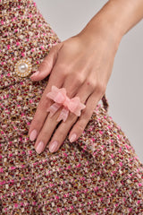 KEKE PINK BOW RING