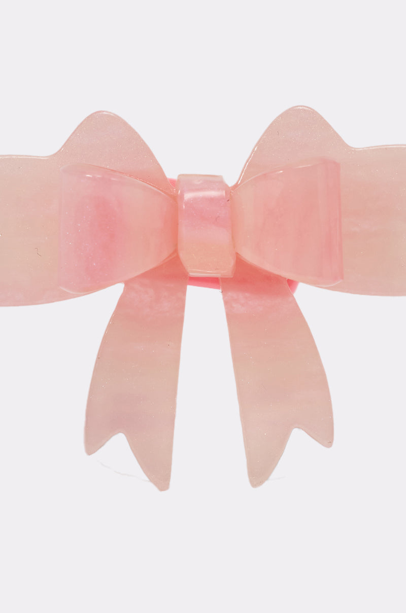 KEKE PINK BOW RING