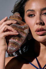 THIS IS MY SHELL BLING CLUTCH
