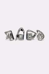 TRUDY SILVER RING SET